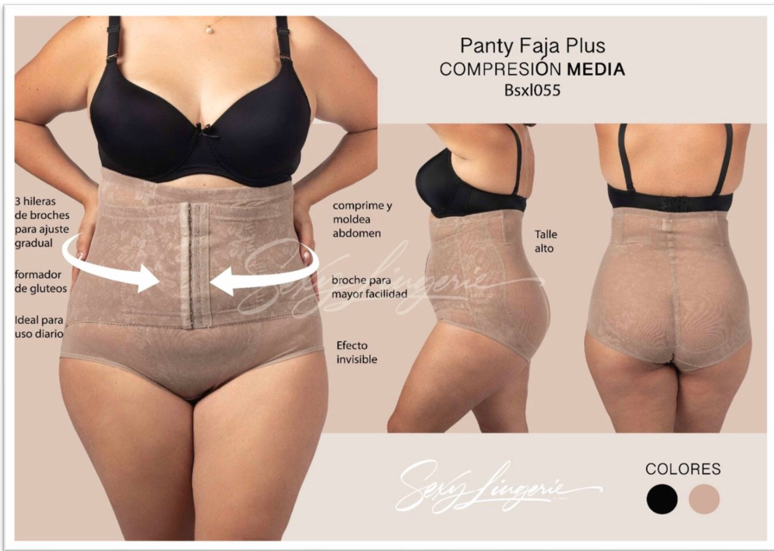 Columbian Panty Faja Plus with Compression Shape Contouring Fabric