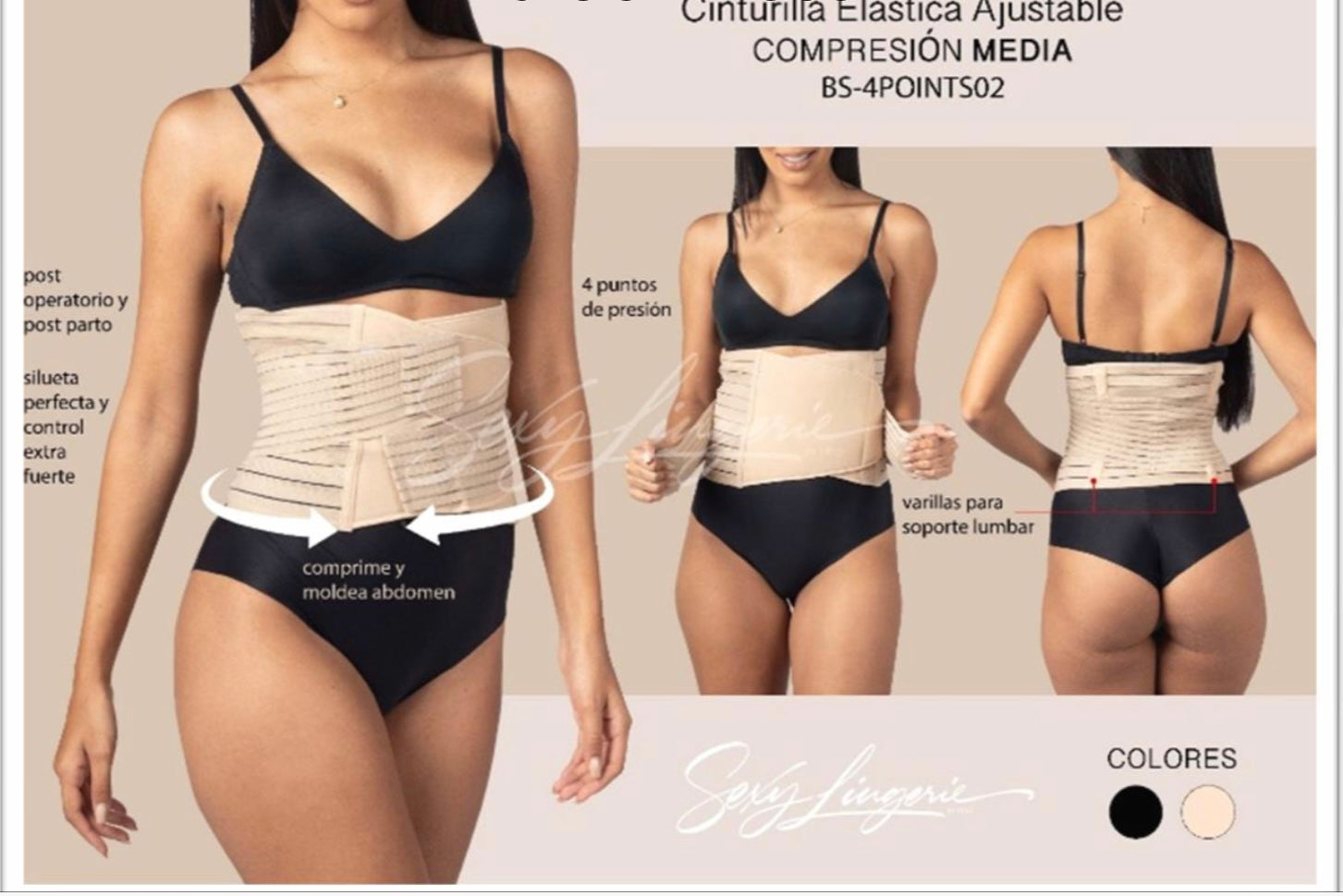 Columbian Body Faja Smart Fabric Tummy Compression