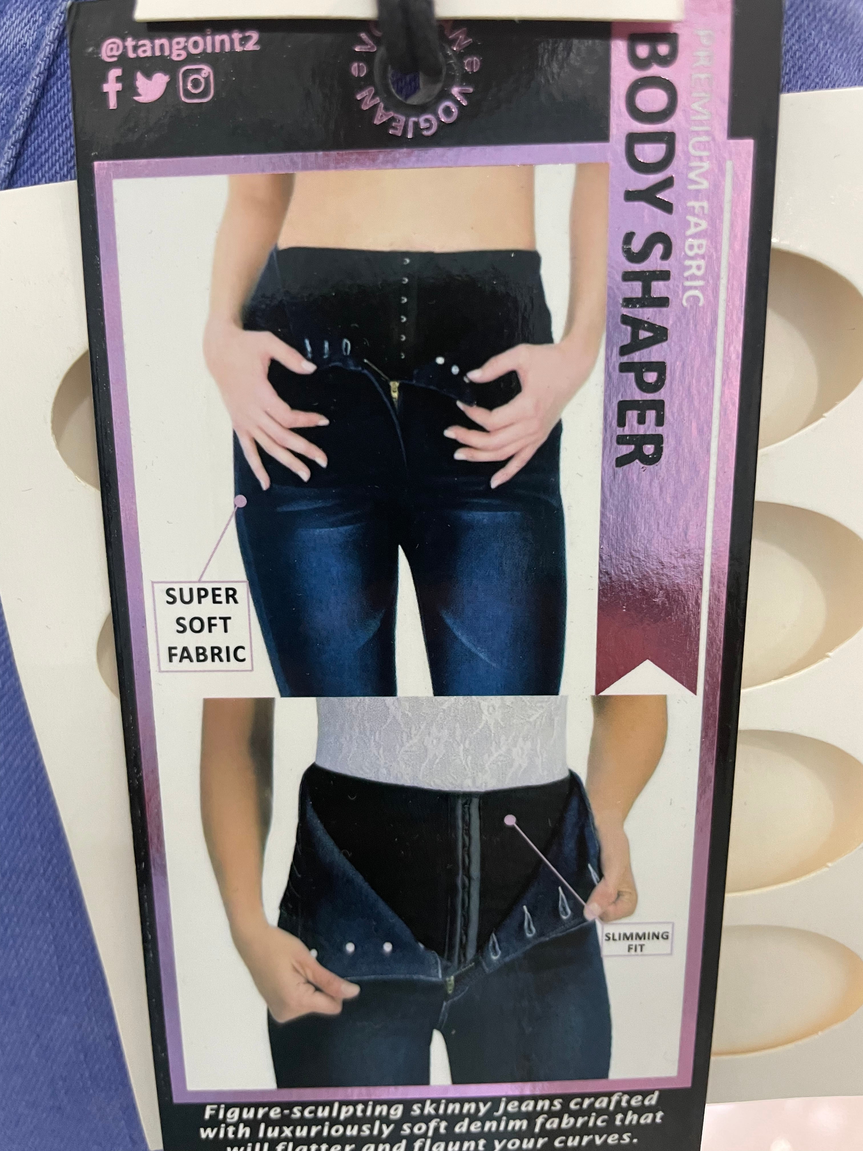 VOG Faja Jeans w/Compression Waist/Tummy Shaper