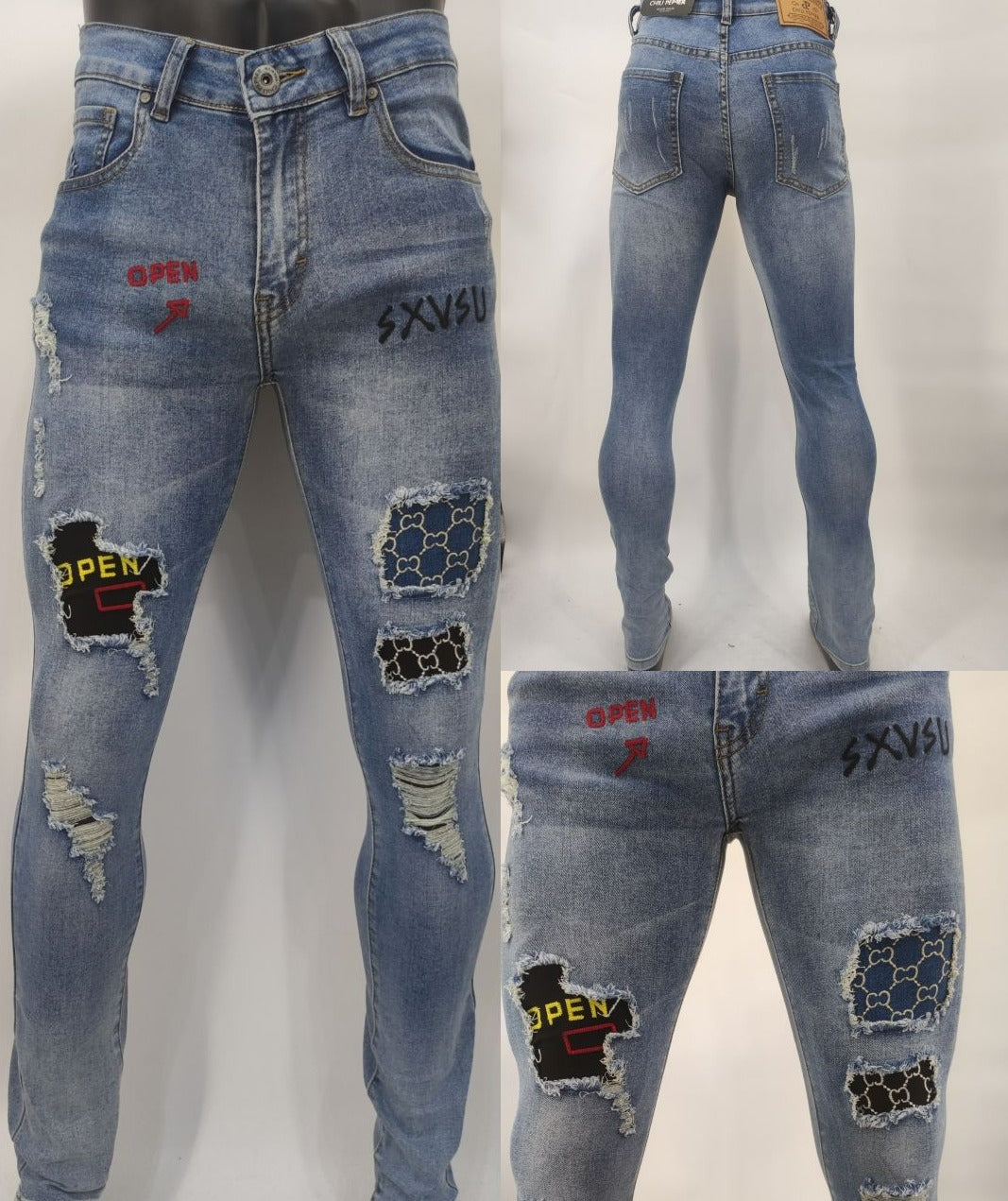 Chili Pepper Men Fashion Jeans